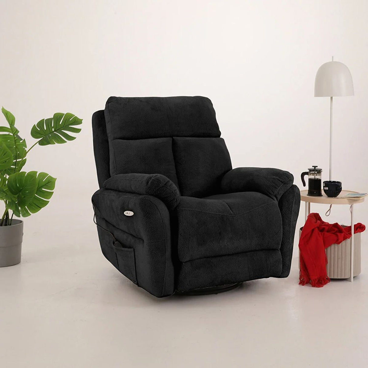 Angela Electric Reclinerfåtölj Svart