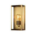 Carpi E27 Vägglampa Ute Mässing, Stor (20.5 cm)