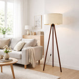 Kyoto (38 x 140 cm) Golvlampa Vit brun