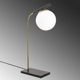Lima (15 x 26 cm) Guld Svart Bordslampa