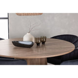 Lanzo, Selma Rund matgrupp Svart, Natur, 4st