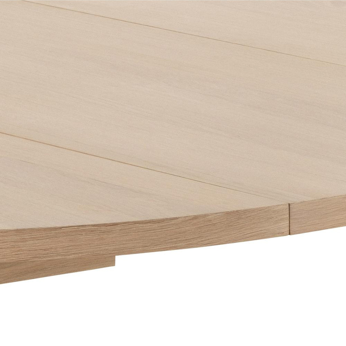Arendal Förlängningsskiva 3x50x120 cm Vitpigmenterad Ek
