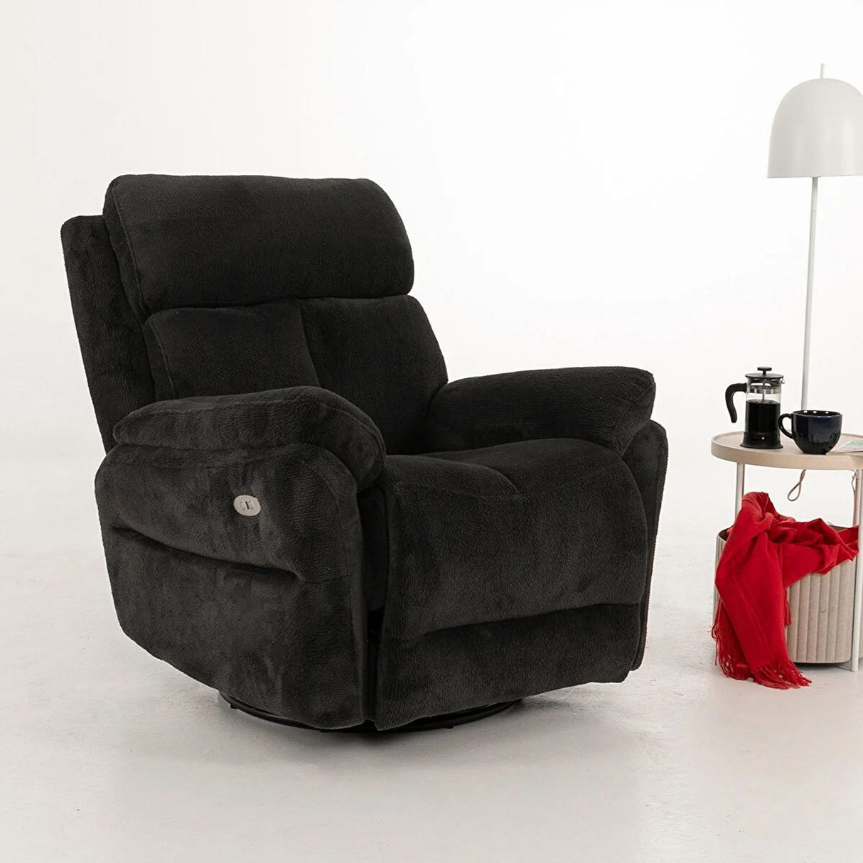Angela Electric Reclinerfåtölj Svart