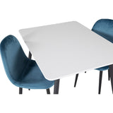 Polar, Polar Rektangulär matgrupp Svart,Blå, Svart,Vit, 50 x 80 x 60