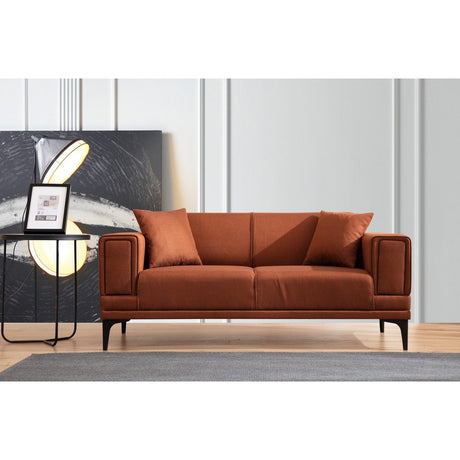 Monaco (170 x 85 x 77 cm) 2-sitssoffa Rio-röd