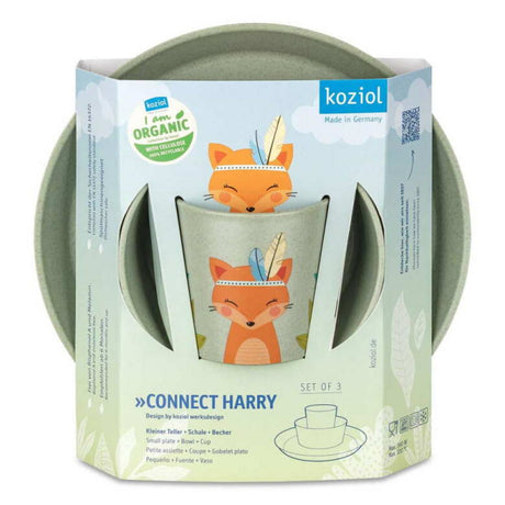 Connect 3 delar tallrik/skål/mugg Barnservis Harry