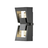 Potenza HP-LED 2x4W Vägglampa Ute Antracit