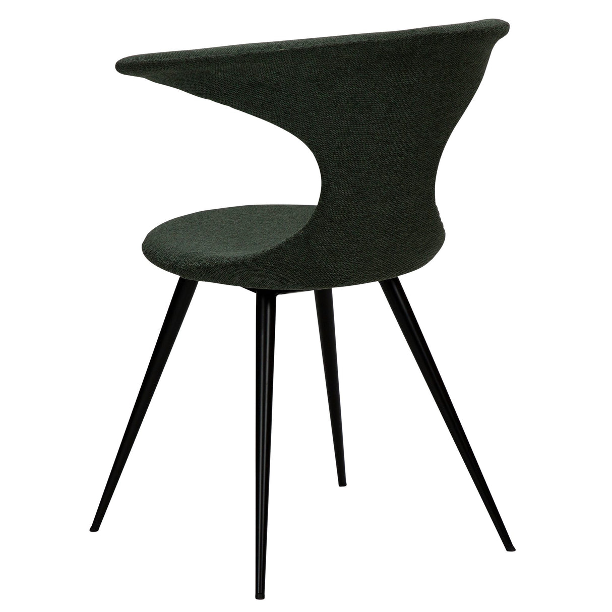 Flair Stol Sage Green, Round Black