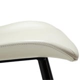 Medusa Stol Bone White Art.Leather, Black