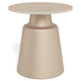 Nimbus Sidobord Keramik Beige 45 cm Runt