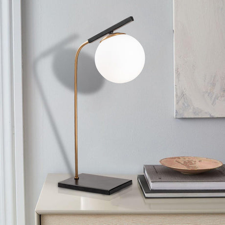 Lima (15 x 26 cm) Guld Svart Bordslampa
