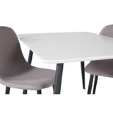 Polar, Polar Rektangulär matgrupp Svart,Grå, Svart,Vit, 50 x 80 x 60