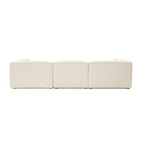 Fora (297 x 66 x 190 cm) Hörnsoffa Ecru