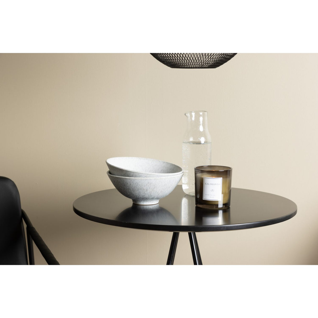 Bistro, Tvist Rund matgrupp Svart, Svart, ⌀60