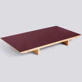 till CPH 30 L50 × B90 cm Iläggsskiva Burgundy, Ek med vattenbaserad lack