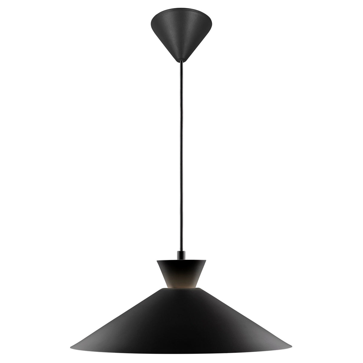 Dial Taklampa 45 cm, Svart