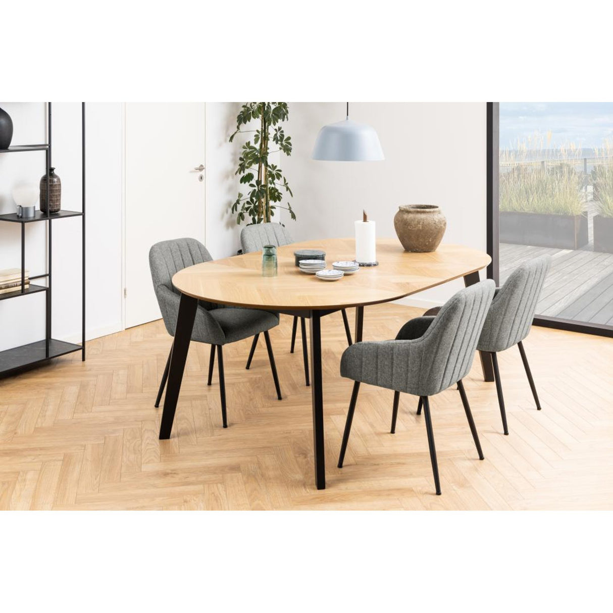 Georgetown Matbord 74x198x120 cm