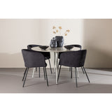 Plaza, Berit Rund matgrupp Svart, Beige, ⌀120