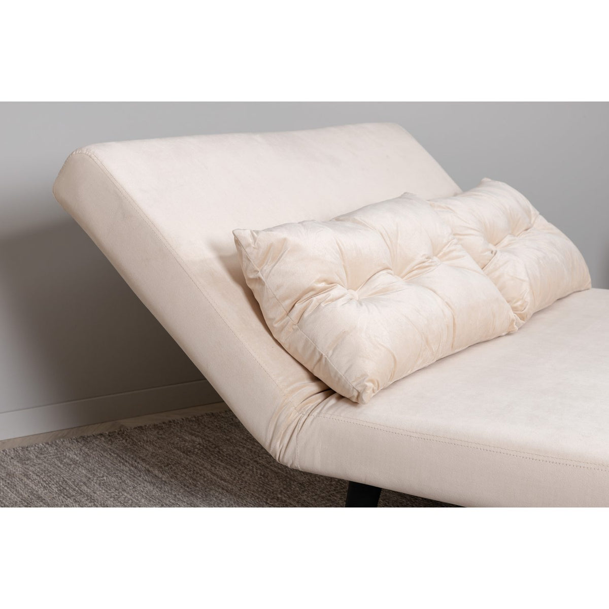 Vicky Fällsäng Beige, Polyestersammet