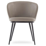 Novella Karmstol Konstläder Taupe