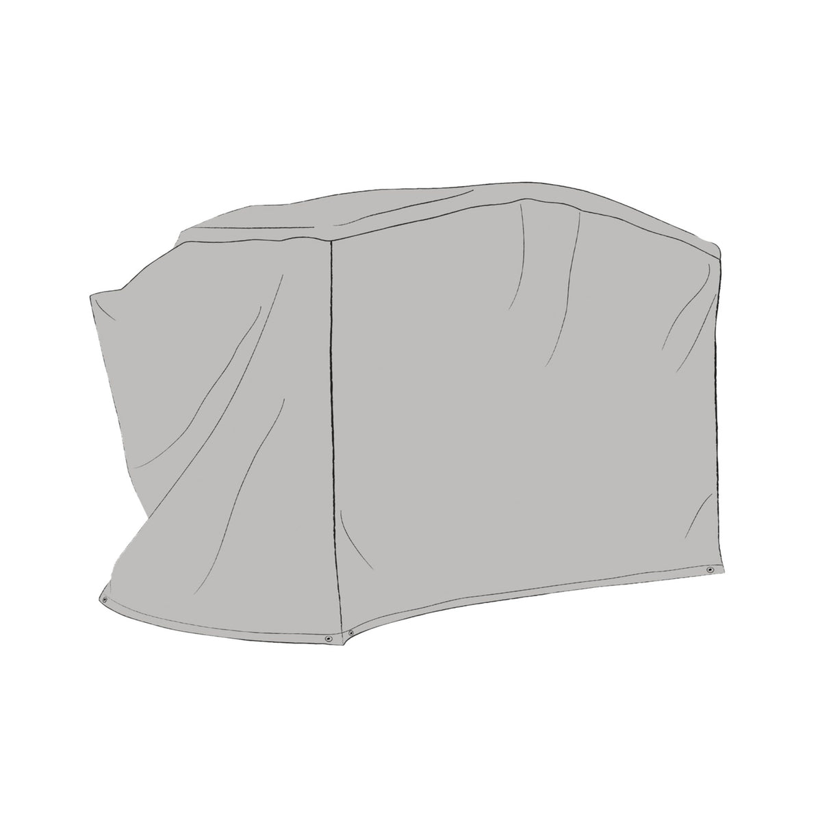 Möbelskydd till Hammock Grå Välvd