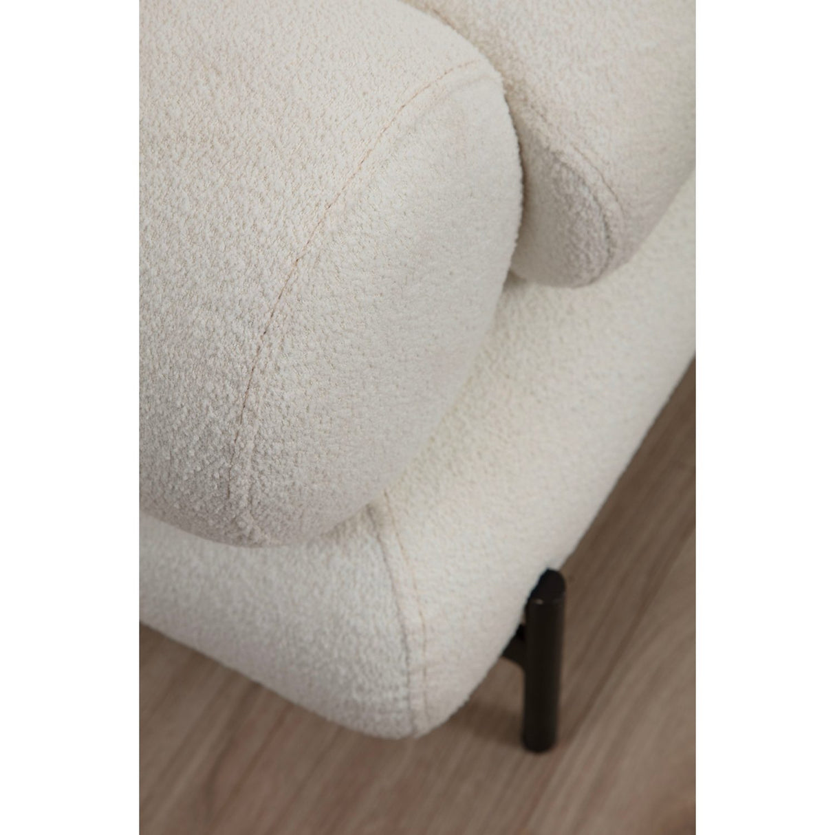 Livorno (188 x 85 x 92 cm) Vit 2-sitssoffa