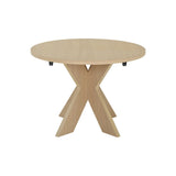 Alver Matbord Vitpigmenterad, Med 2 tillägg, 105 cm