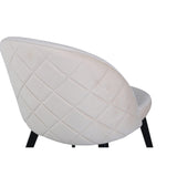 Sammet Matstol Beige,Svart, Polyesterlinne, 54 x 77 x 50