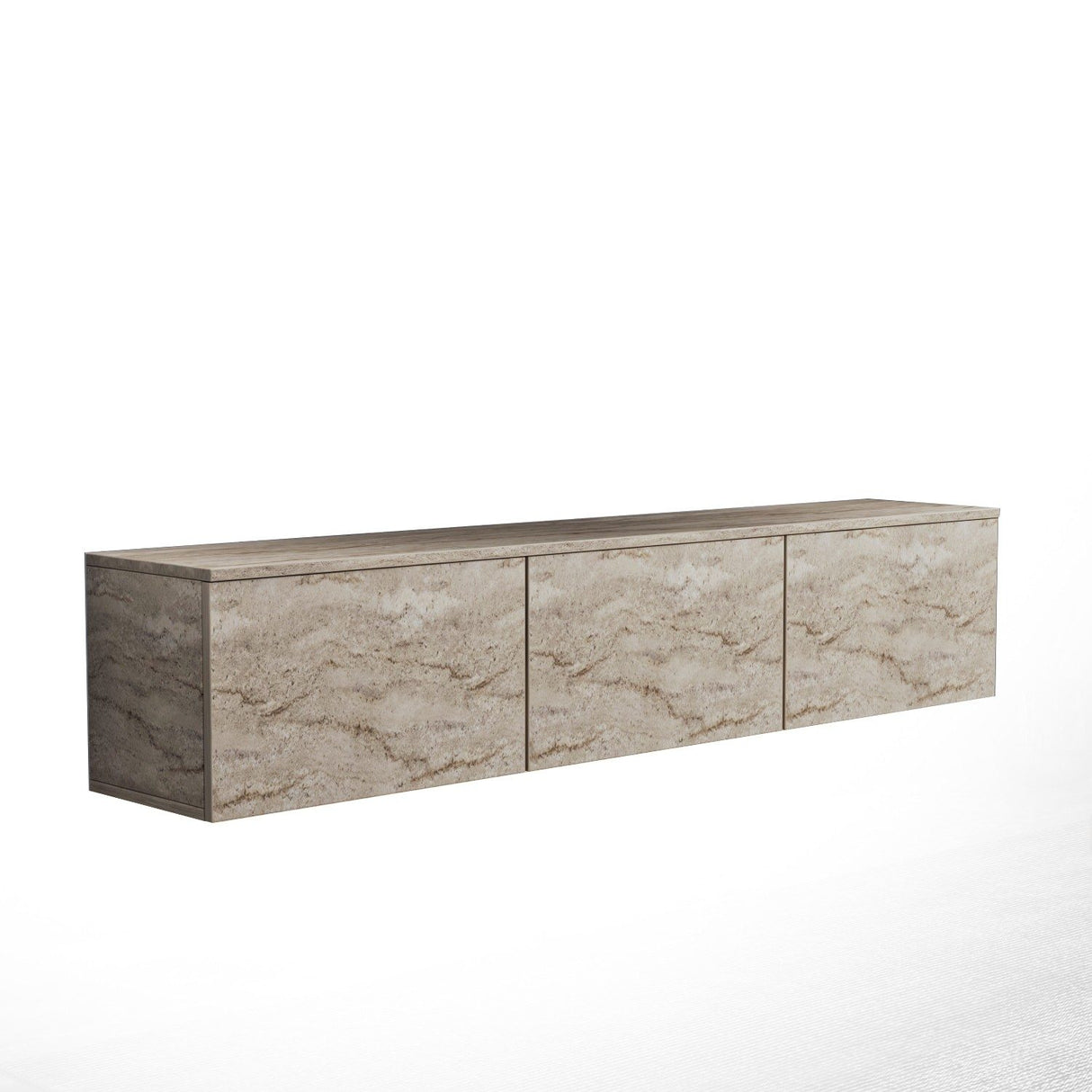 Bergen Upplyst (160 x 35 x 32 cm) TV-bänk Travertin