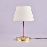 Tallinn (H 37 cm) Vit Guld Bordslampa