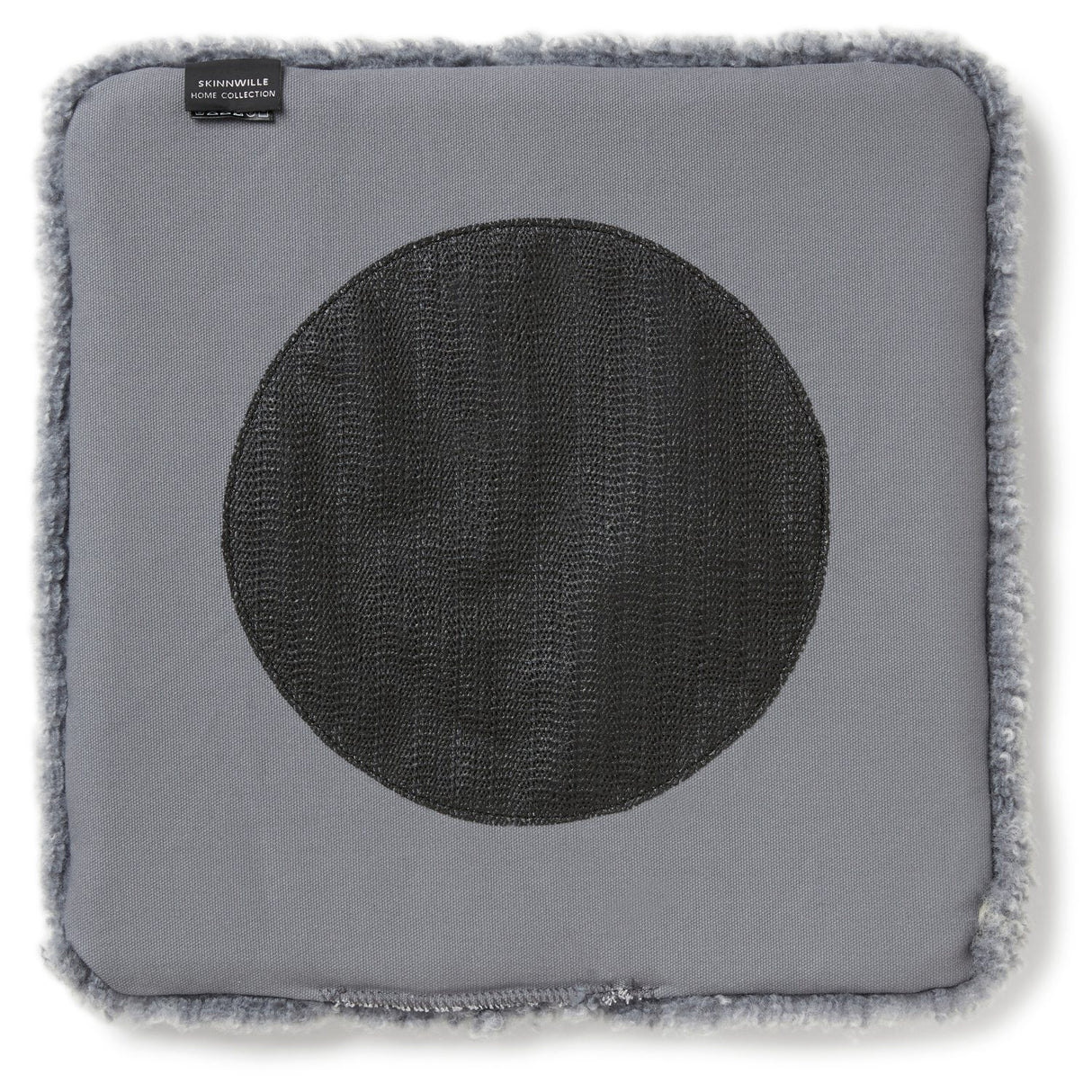 Curly 40x40 cm Sittdyna Charcoal Silvergrey
