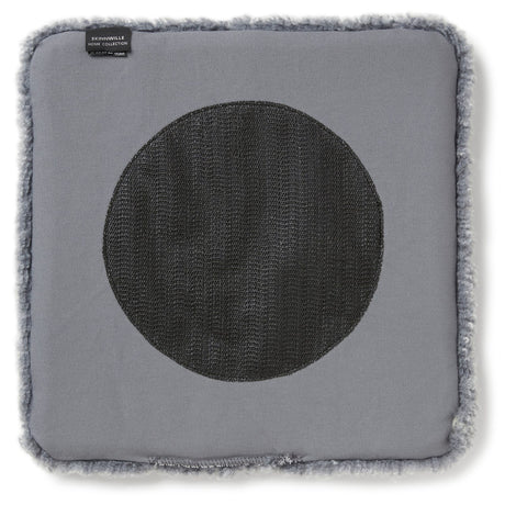 Curly 40x40 cm Sittdyna Charcoal Silvergrey