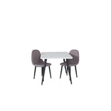 Polar, Polar Rektangulär matgrupp Svart,Grå, Svart,Vit, 50 x 80 x 60