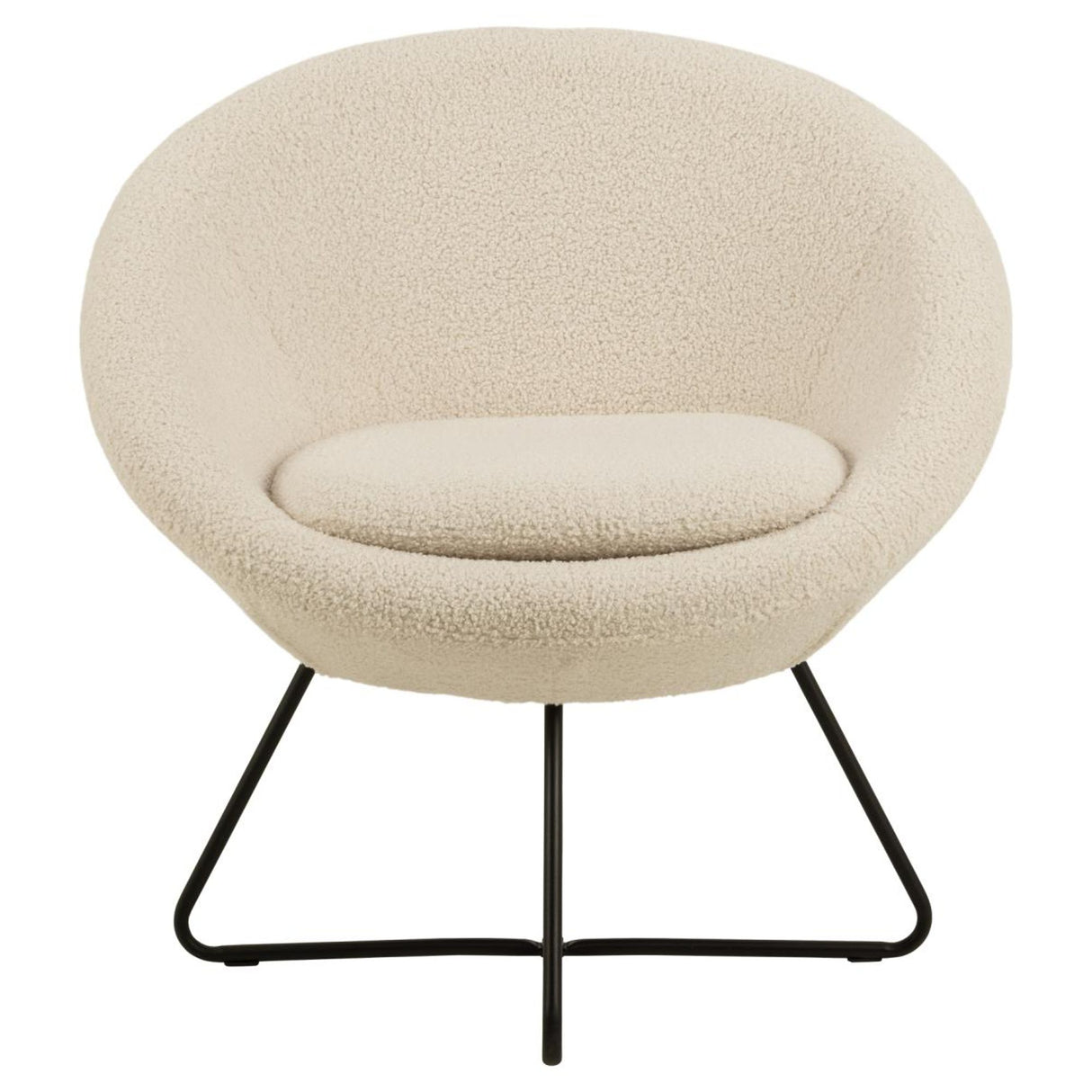 Center Loungefåtölj Orson tyg Cream