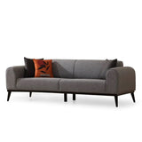Lima 3-sits (220 x 84 x 77 cm) 3-sits bäddsoffa Ljusgrå