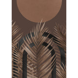 Strukturer Poster Brun, 70 x 100 cm