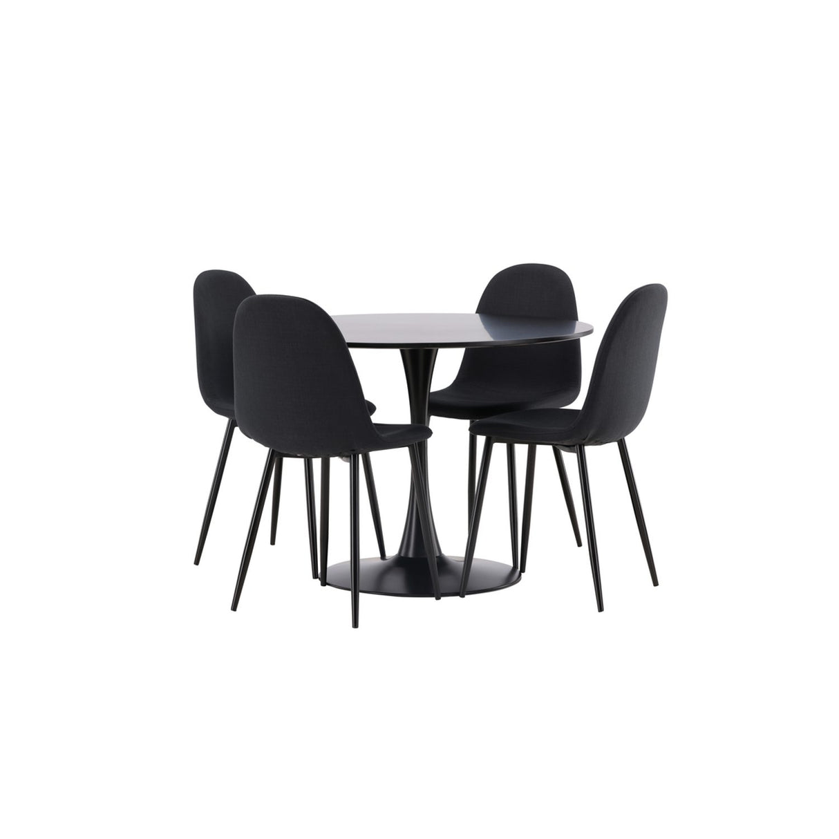 Glade, Polar Rund matgrupp Svart, Svart, ⌀100