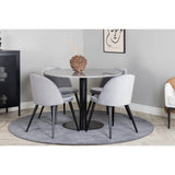Razzia, Velvet Rund matgrupp Svart