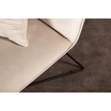 X-lounge Loungestol Beige, 128 x 83 x 71