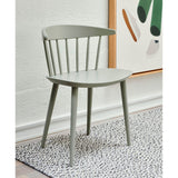 J104 Stol Warm grey – bokfaner med vattenbaserad lack, Warm grey – massiv bok med vattenbaserad lack