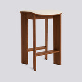 Chisel 30 65 cm Barpall lackerad valnötsfaner, Turf Cream