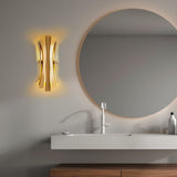 Sofia (17 x 16 x 48 cm) Vägglampa Guld