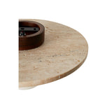 Tor-Tun (H 30 cm) Beige vit Ljuskrona