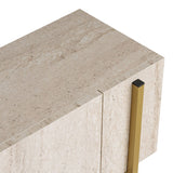 Carlito TV-bänk Travertine Gold