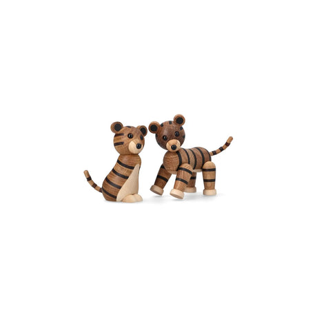 Ravi Tiger Dekoration 11 cm, Ek