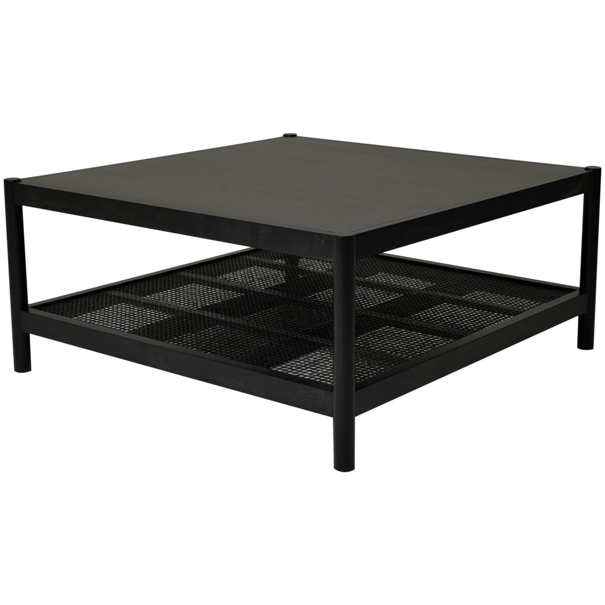 Raffels Svart Ek 90x90 cm Soffbord