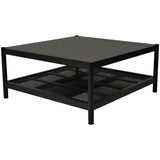 Raffels Svart Ek 90x90 cm Soffbord