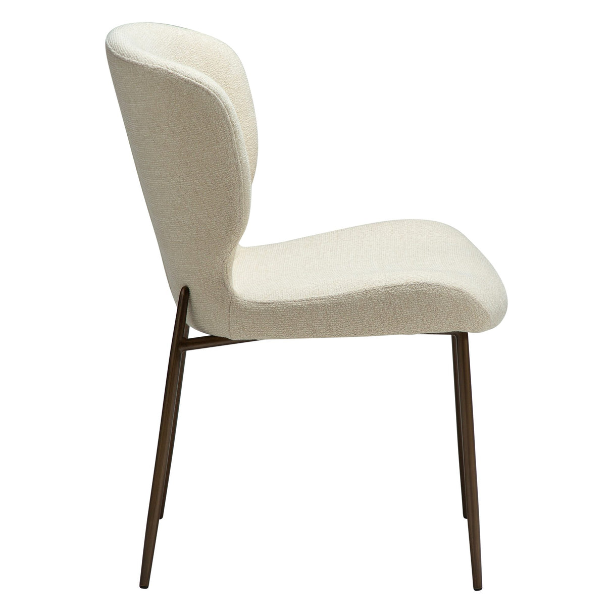 Glory Stol Frosted Almond, Antique Brass