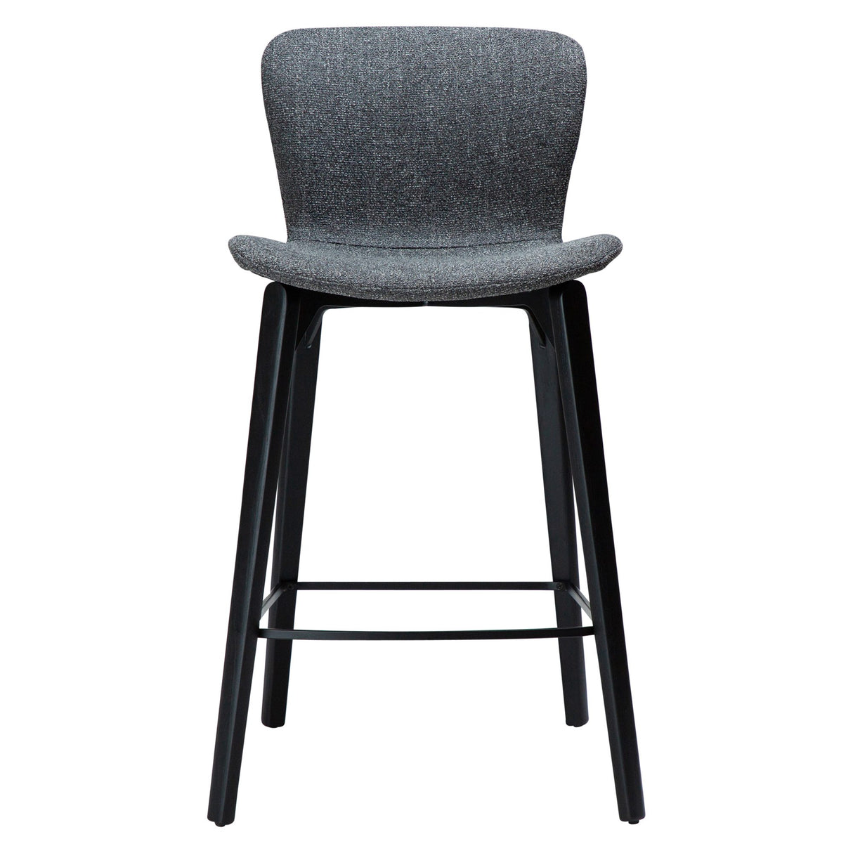 Paragon Barstol Pebble Grey Bouclé, Black 68 cm