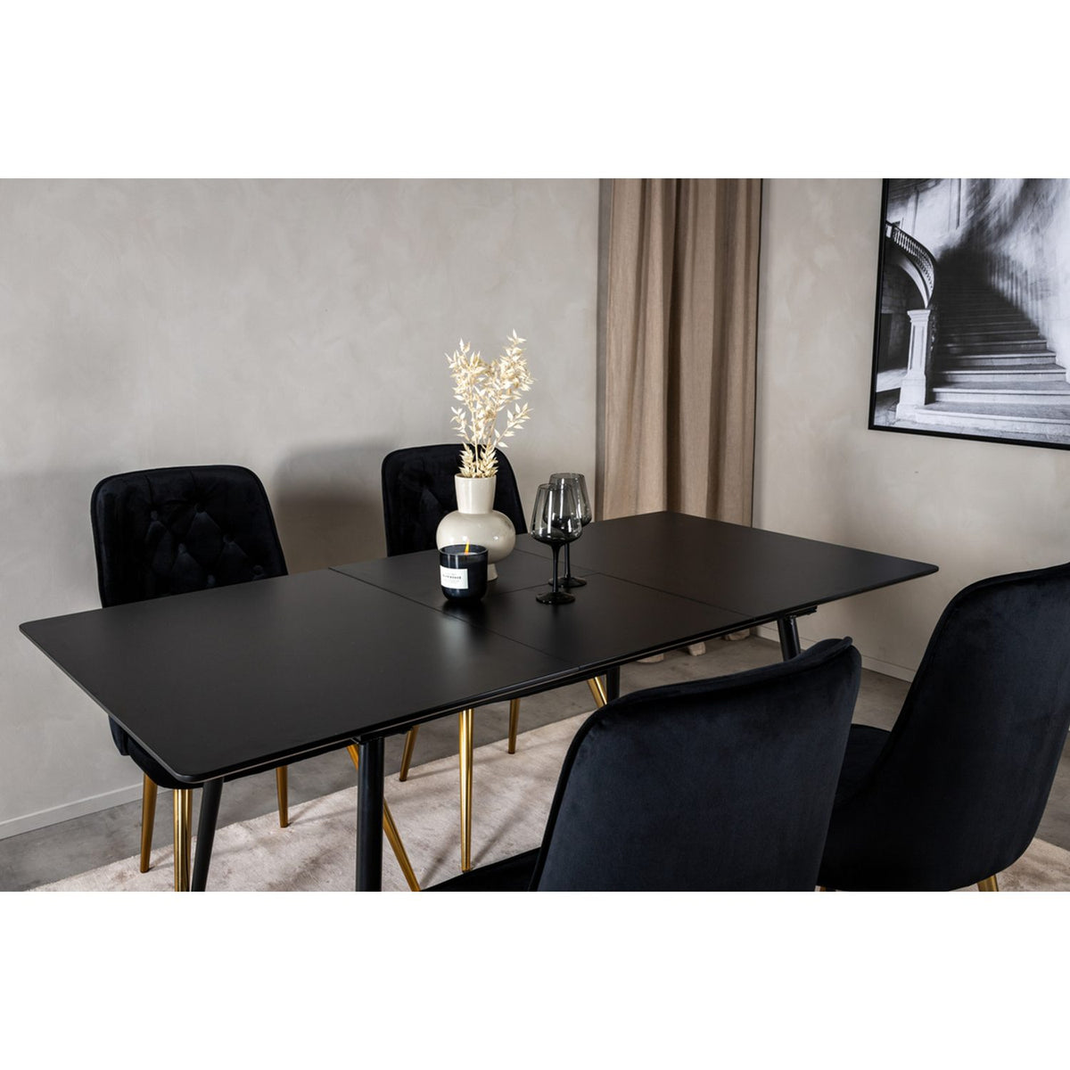 Silar, Velvet Deluxe Rektangulär matgrupp